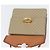 Céline Borsa a mano in tela Macadam CELINE PVC beige oro Auth mr2012 D'oro - vista 9