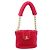 CHANEL Sac à épaule matelassé chaîne en fourrure rose or CC Auth LNZ158SM Doré - vue 13