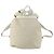 PRADA Backpack Nylon Beige Silver Auth bs33075 Silvery - view 2