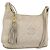 CHANEL Borsa a Spalla Matelassé in Pelle di Agnello Avorio Oro CC Auth LNZ015A D'oro Crudo