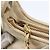 CHANEL Borsa a Spalla Matelassé in Pelle di Agnello Avorio Oro CC Auth LNZ015A D'oro Crudo - vista 10