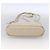 CHANEL Borsa a Spalla Matelassé in Pelle di Agnello Avorio Oro CC Auth LNZ015A D'oro Crudo - vista 5