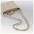 CHANEL Borsa a Spalla Matelassé in Pelle di Agnello Avorio Oro CC Auth LNZ015A D'oro Crudo - vista 7