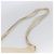 CHANEL Borsa a Spalla Matelassé in Pelle di Agnello Avorio Oro CC Auth LNZ015A D'oro Crudo - vista 8
