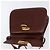 Bolso de Hombro Gancini de Cuero Marrón Dorado Auth 173491 de Salvatore Ferragamo - vista 19