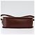 Bolso de Hombro Gancini de Cuero Marrón Dorado Auth 173491 de Salvatore Ferragamo - vista 5