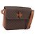 Céline Borsa a Spalla in Tela Macadam CELINE in Pelle PVC Marrone Oro Auth LNZ062 D'oro
