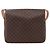 Céline Borsa a Spalla in Tela Macadam CELINE in Pelle PVC Marrone Oro Auth LNZ062 D'oro - vista 2