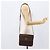 Céline Borsa a Spalla in Tela Macadam CELINE in Pelle PVC Marrone Oro Auth LNZ062 D'oro - vista 24