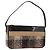 Borsa a spalla Burberry Nova Check in lana beige oro Auth 172950 D'oro