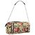 Borsa a Spalla con Catena Christian Dior Satin Beige Auth 168326A