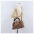 Chloé Borsa a mano Chloe Victoria in pelle 2 in 1 marrone oro Auth BA10608 D'oro - vista 23