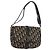 Borsa a Spalla in Tela Trotter Christian Dior Blu Navy Oro Auth 172525 D'oro