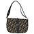 Borsa a Spalla in Tela Trotter Christian Dior Blu Navy Oro Auth 172525 D'oro - vista 2