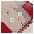 LOEWE - Amazona 21 Tasche aus rotem Leder Spirited Away von Studio Ghibli Auth 166973SM Golden - Ansicht 19