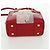 LOEWE - Amazona 21 Tasche aus rotem Leder Spirited Away von Studio Ghibli Auth 166973SM Golden - Ansicht 5