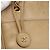 CHANEL Borsa a Spalla Matelassé in Pelle di Agnello Beige Oro CC Auth 172997 D'oro - vista 10