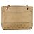 CHANEL Borsa a Spalla Matelassé in Pelle di Agnello Beige Oro CC Auth 172997 D'oro - vista 13