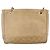 CHANEL Borsa a Spalla Matelassé in Pelle di Agnello Beige Oro CC Auth 172997 D'oro - vista 2
