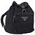 Zaino PRADA in nylon blu navy argento Auth bs33304