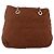 Bolso de Hombro con Cadena PRADA de Nailon Marrón Dorado Auth bs33615 Castaño - vista 2