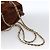 Bolso de Hombro con Cadena PRADA de Nailon Marrón Dorado Auth bs33615 Castaño - vista 7
