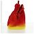 LOEWE - Bolsa Flamenco Calcifer de Ghibli - Castelo Móvel do Howl Auth 166906SM Vermelho - vista 3