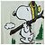 Coach Camiseta de manga corta Snoopy de algodón blanco Auth 166916M - vista 5
