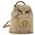 Zaino in pelle scamosciata nera e oro GUCCI Bamboo 003 2058 0030 Auth BA10404 Nero D'oro