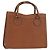 Borsa a mano in pelle Gucci Bamboo marrone oro 002 123 0260 Auth 172890 D'oro