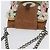 Borsa a Spalla FENDI in Pelle 2 in 1 Marrone Auth 171467V - vista 6
