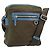 Borsa a Spalla PRADA Nylon Khaki Argento Autentica 172848 Cachi