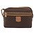 Céline Borsa a Spalla in Tela Macadam CELINE in Pelle PVC Marrone Oro Auth ki6508 D'oro - vista 13