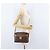 Céline Borsa a Spalla in Tela Macadam CELINE in Pelle PVC Marrone Oro Auth ki6508 D'oro - vista 25