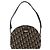 Borsa a Spalla in Tela Trotter Christian Dior Blu Navy Oro Auth 172485 D'oro - vista 13