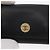 Estojo para chaves CHANEL em couro preto CC Auth 172555 - vista 17