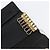 Estojo para chaves CHANEL em couro preto CC Auth 172555 - vista 19