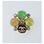 Spilla in metallo CC Gripoix di CHANEL Pietra multicolore Oro CC Auth am10855V D'oro - vista 2