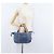 PRADA Borsa a mano in nylon blu argento Auth mr2051 - vista 24
