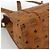 Borsa Tote MCM Logogram Vicetos PVC Marrone Oro Auth BA11113 D'oro - vista 16