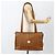 Borsa Tote MCM Logogram Vicetos PVC Marrone Oro Auth BA11113 D'oro - vista 22