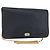 Borsa a spalla in pelle Christian Dior, blu navy, oro, autentica 172959