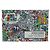 LOUIS VUITTON Pochette Envelope Trio Monogram Comics M82014 LV Auth 173300SM Multicolore - vista 3