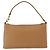 Bolsa de Mão Coach PVC Bege Ouro Auth 172805 Dourado - vista 2