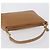 Bolsa de Mão Coach PVC Bege Ouro Auth 172805 Dourado - vista 6