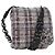 Borsa a Spalla Camelia con Catena CHANEL Tweed Viola Argento CC Auth LNZ320SAv Porpora