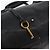 Chloé Borsa a mano Chloe Paddington in pelle nera oro argento Auth am10875SAV Nero D'oro - vista 18