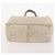 CHANEL Nuovo Borsa Tote da Viaggio in Nylon 3 Set Beige CC Auth ep13032 - vista 14