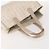 CHANEL Nuovo Borsa Tote da Viaggio in Nylon 3 Set Beige CC Auth ep13032 - vista 5