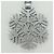 LOUIS VUITTON Schneeflocken Charm Metall Silber M79293 LV Auth 167000SAM - Ansicht 2
